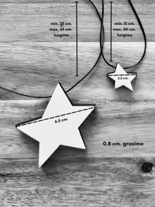 Set Coliere Stea Micul Print - Mama si Fiica