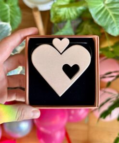 Set Inimi Mama Fiica - Ivory